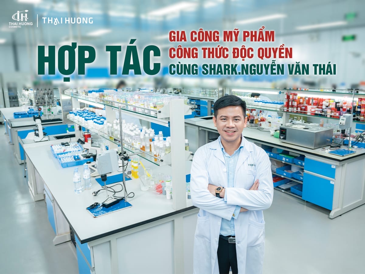 Hợp tác gia công mỹ phẩm cùng Shark Thái