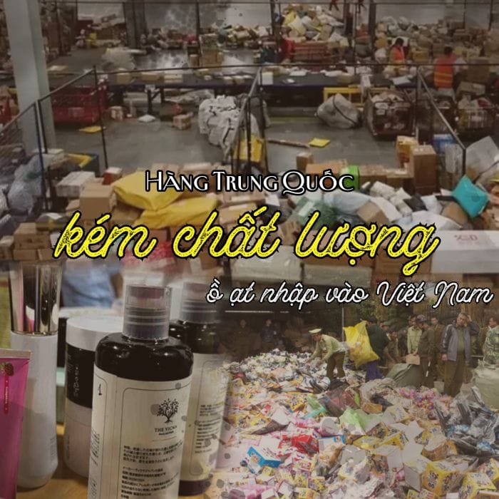 Mỹ phẩm Trung Quốc kém chất lượng đang ồ ạt nhập vào Việt Nam