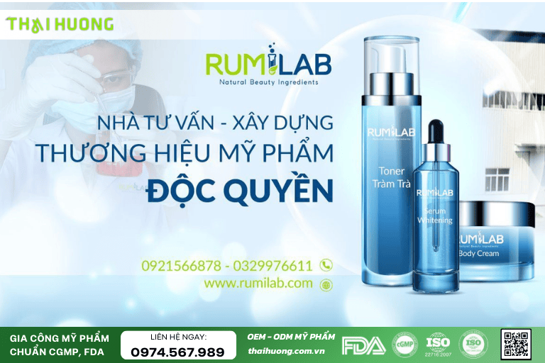 RumiLab được rất nhiều start-up mỹ phẩm tin chọn gia công