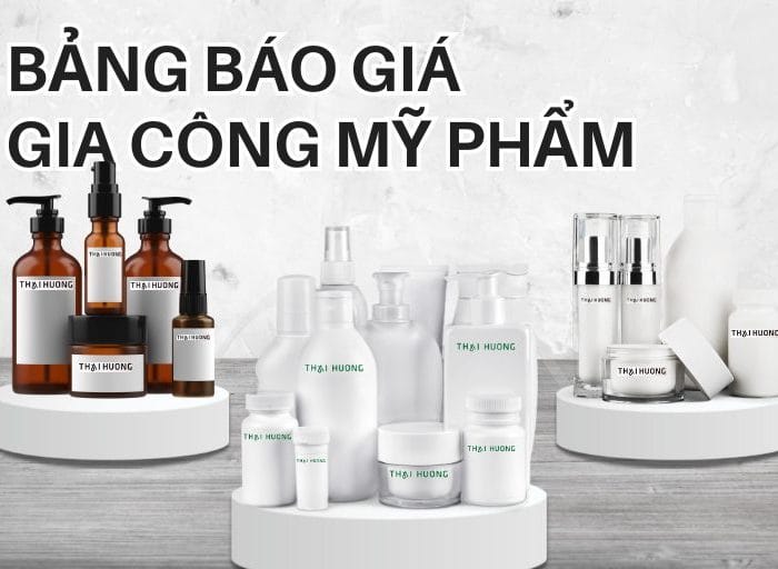 Bảng báo giá gia công mỹ phẩm