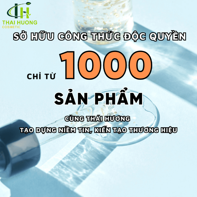 Hợp tác gia công mỹ phẩm cùng Thái Hương