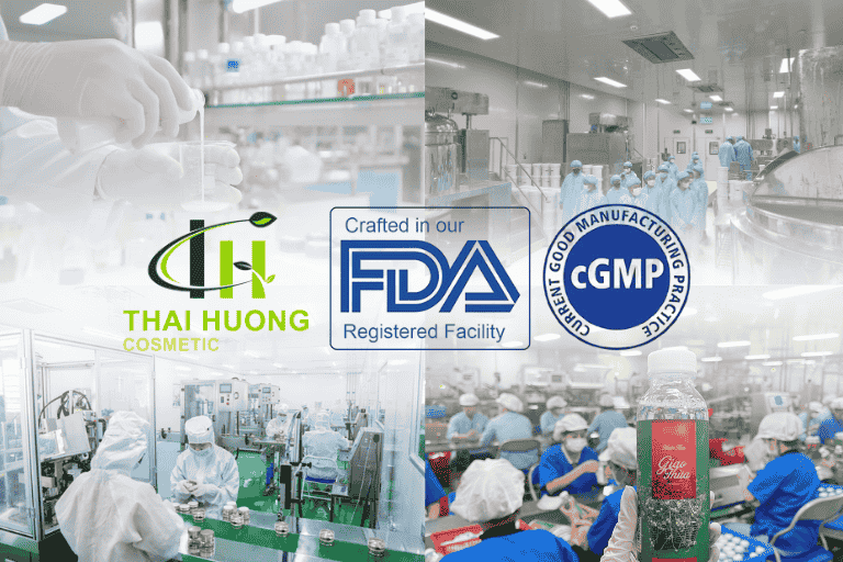 Nhà máy đạt chuẩn CGMP, FDA tại Thái Hương