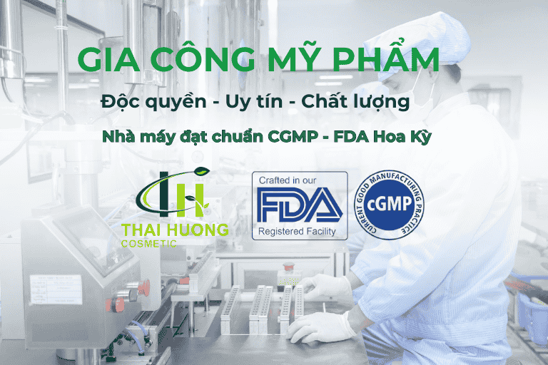 Gia công mỹ phẩm trọn gói, giá cả cạnh tranh cùng Thái Hương