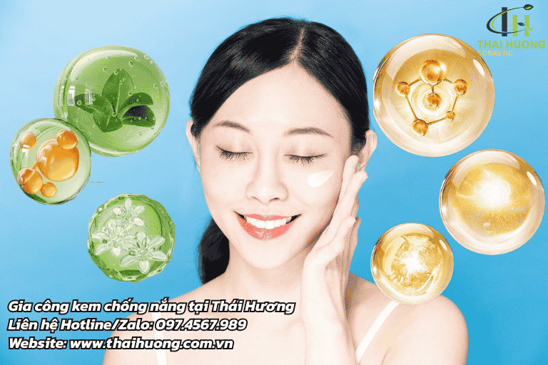 Nguyên liệu thường được sử dụng trong gia công kem chống nắng