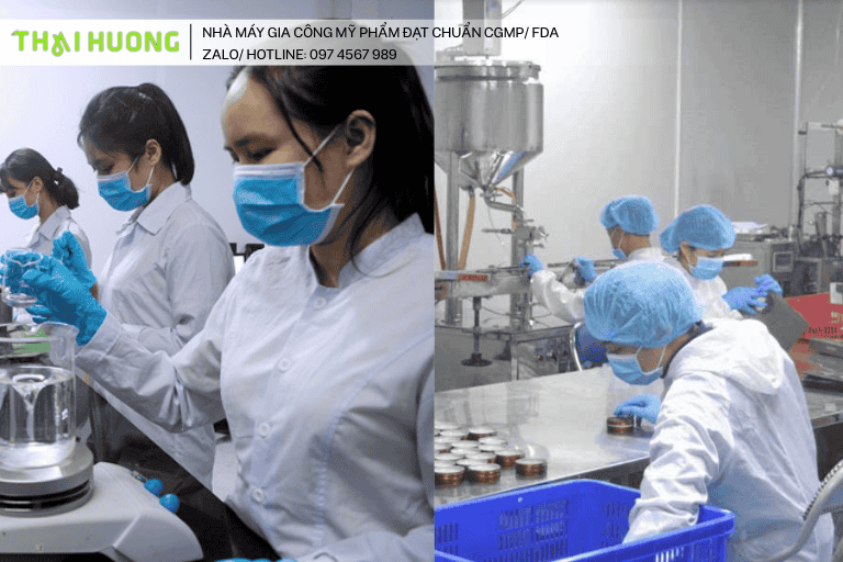 Quy trình sản xuất mỹ phẩm tại nhà máy gia công mỹ phẩm 3C