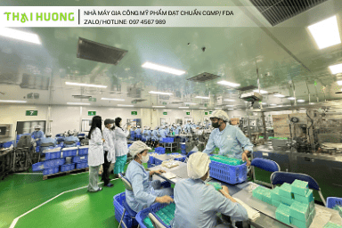 Thái Hương là nhà máy đạt chuẩn GMP, FDA với hơn 11 năm kinh nghiệm