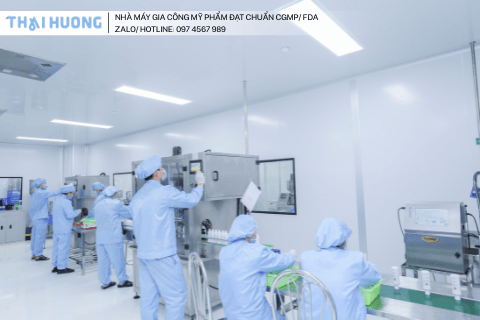 Gia công serum trọn gói tại Tập đoàn Thái Hương