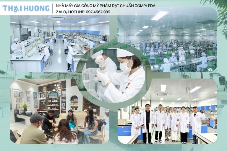 Thái Hương - nhà máy gia công mỹ phẩm chất lượng cao tại Hà Nội