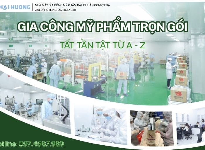 Thái Hương - Nhà máy gia công mỹ phẩm hàng đầu Việt Nam Gia công mỹ phẩm trọn gói từ A đến Z