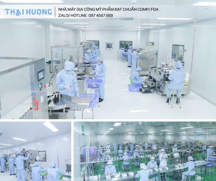 Hệ thống máy móc hiện đại, áp dụng tự động hóa tại Thái Hương